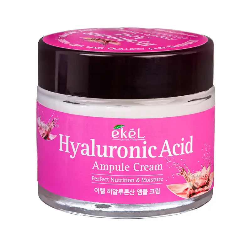 Ekel Ampule Cream Hyaluronic Acid Face cream with hyaluronic acid, 70 ml.