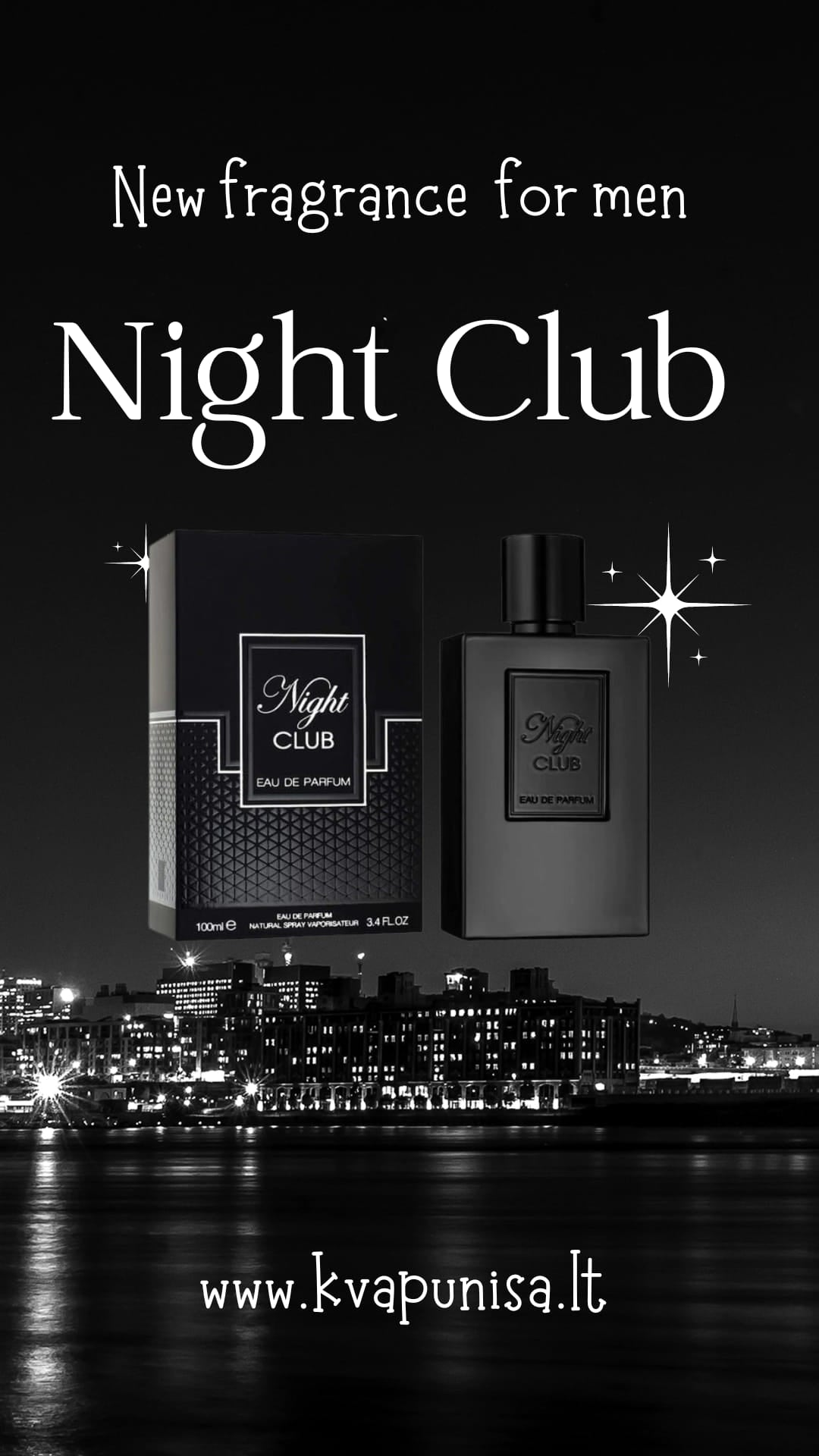 WF Night Club parfumuotas vanduo vyrams 100ml