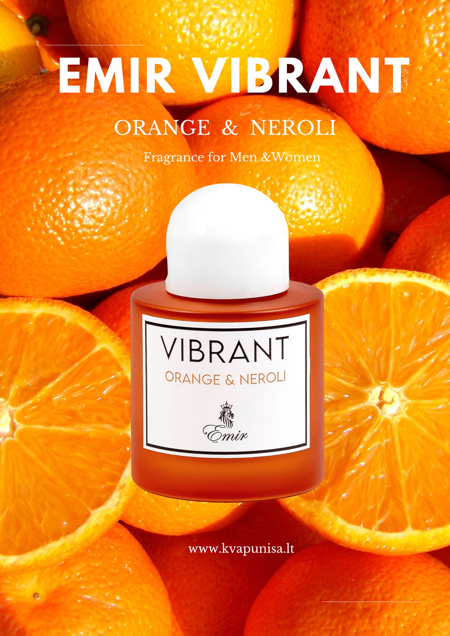 Perfumy Emir VIBRANT Orange&amp;Neroli unisex 100 ml