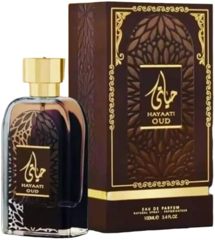 Hayaati Oud perfume 100 ml EDP Hayati Arabian fragrances for men, women