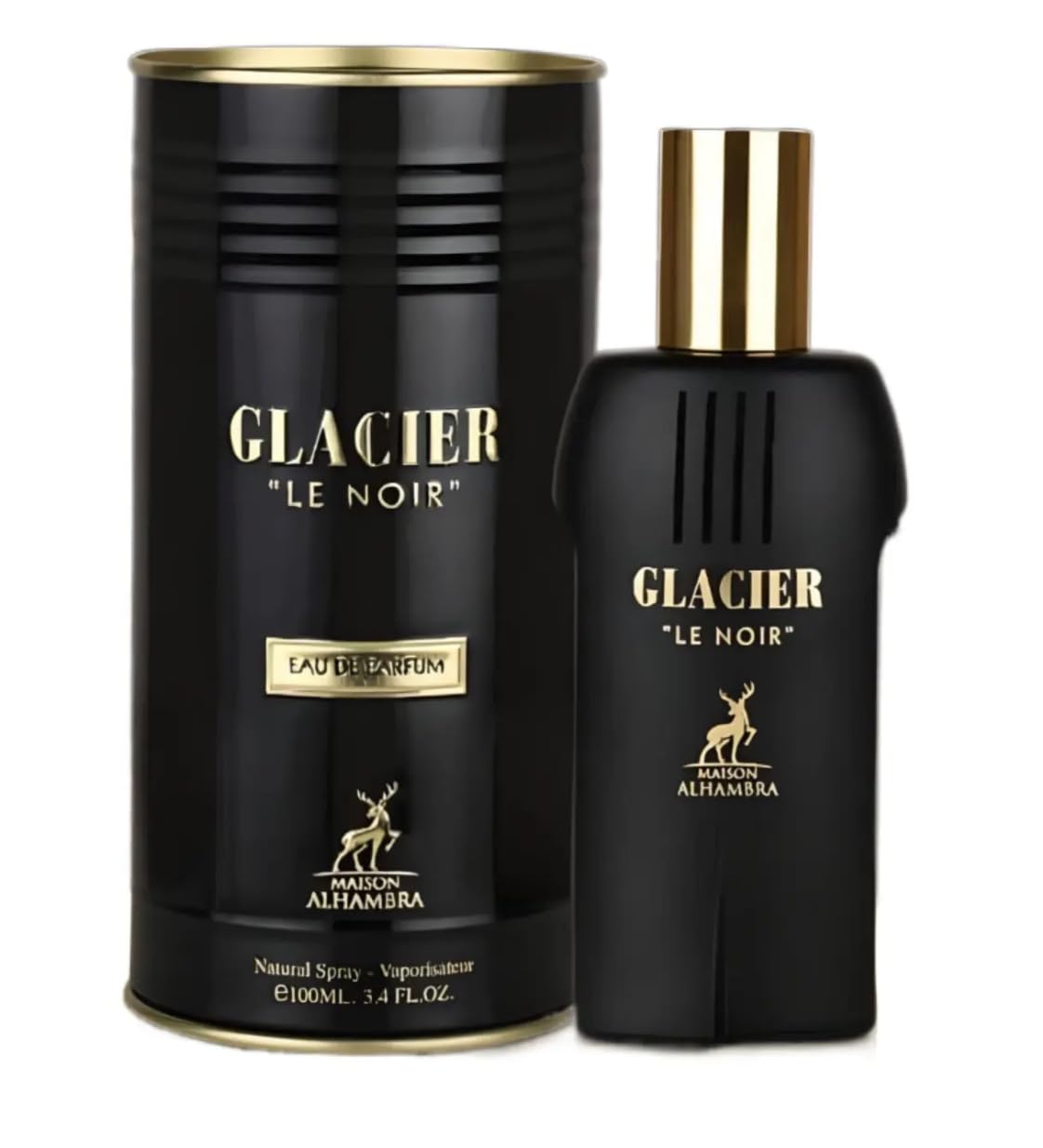 AlHambra Glacier Le Noir perfumed water for men 100ml