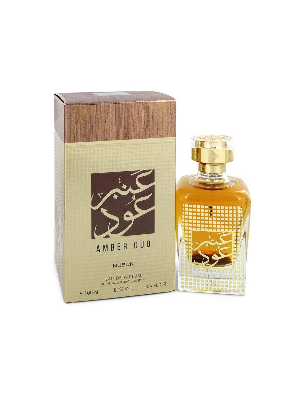 NUSUK Amber Oud 100ml. Edp /unisex