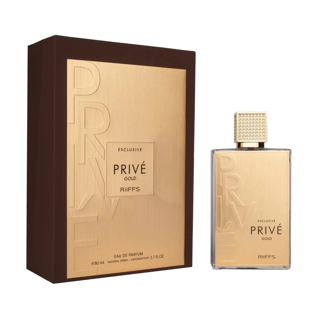 Riiffs Exclusive Prive Gold(Arabiška versija-Amber Oud Gold Edition Unisex Al Haramain)