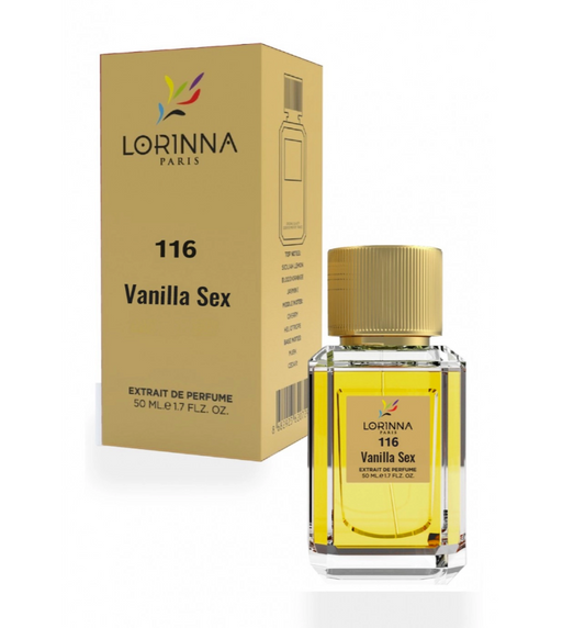 Lorinna Paris, seksowna wanilia, nr 116, ekstrakt perfumowany, unisex, 50 ml