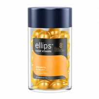 ELLIPS tepami vitaminai su keratinu plaukų drėgmei atstatyti SMOOTH&SILK, 50 vnt. kaina