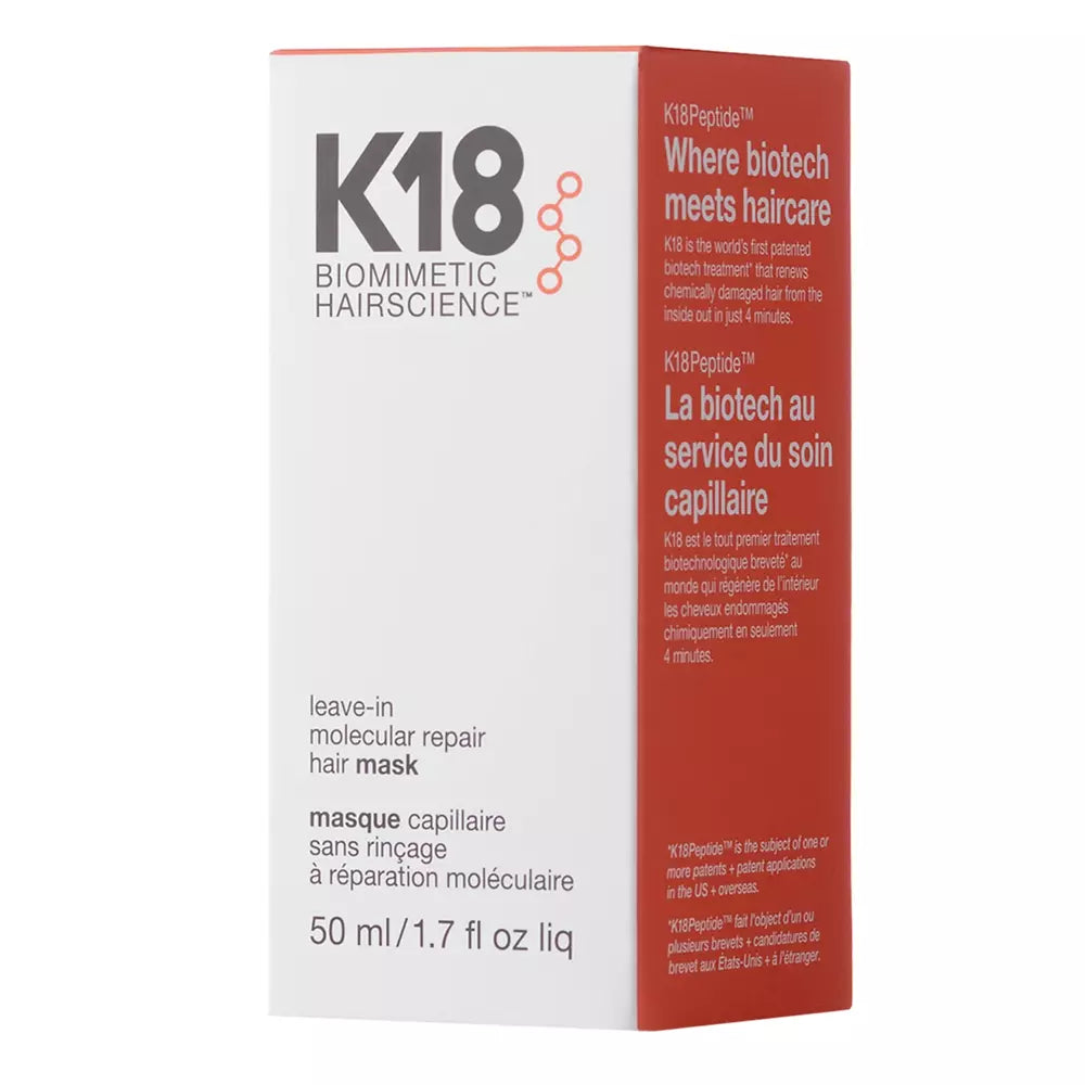 K18
Kaukė molekuliniam plaukų atstatymui K18, 50 ml(ORIGINALI)