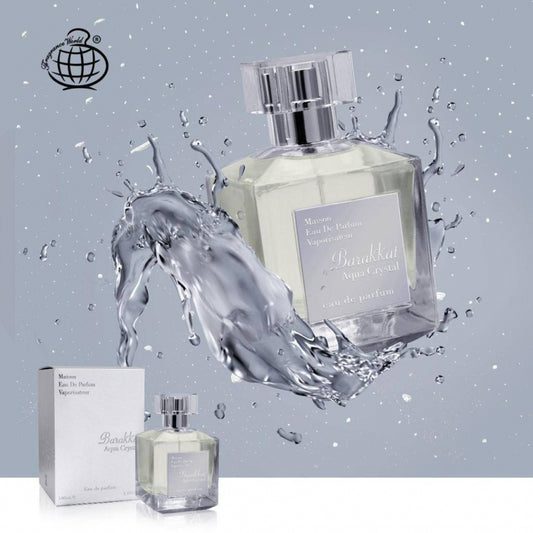 Aqua Universalis perfume (Barakkat Aqua Crystal) Arabic version of the aroma for women and men, EDP, 100ml.