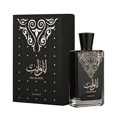 Lattafa Asdaaf Ana Wa Ente oryginalne arabskie perfumy dla kobiet i mężczyzn, EDP, 100ml.